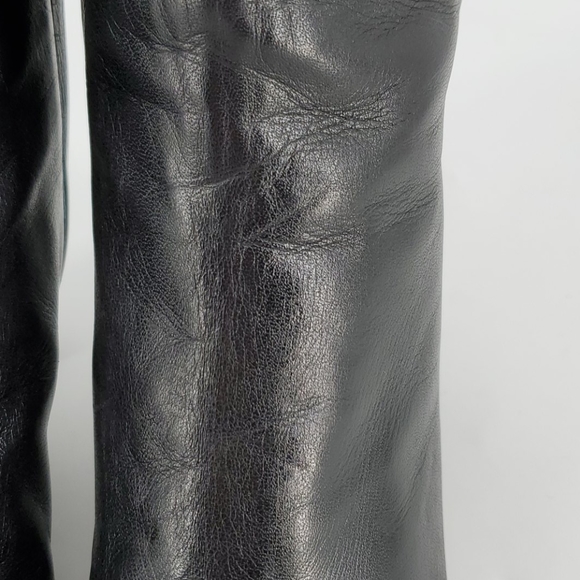 Cole Haan Black Leather Calf Boots Size 10 - Picture 8 of 13